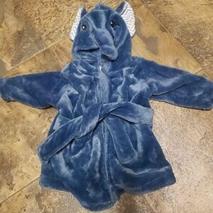 0-9m baby boy elephant robe